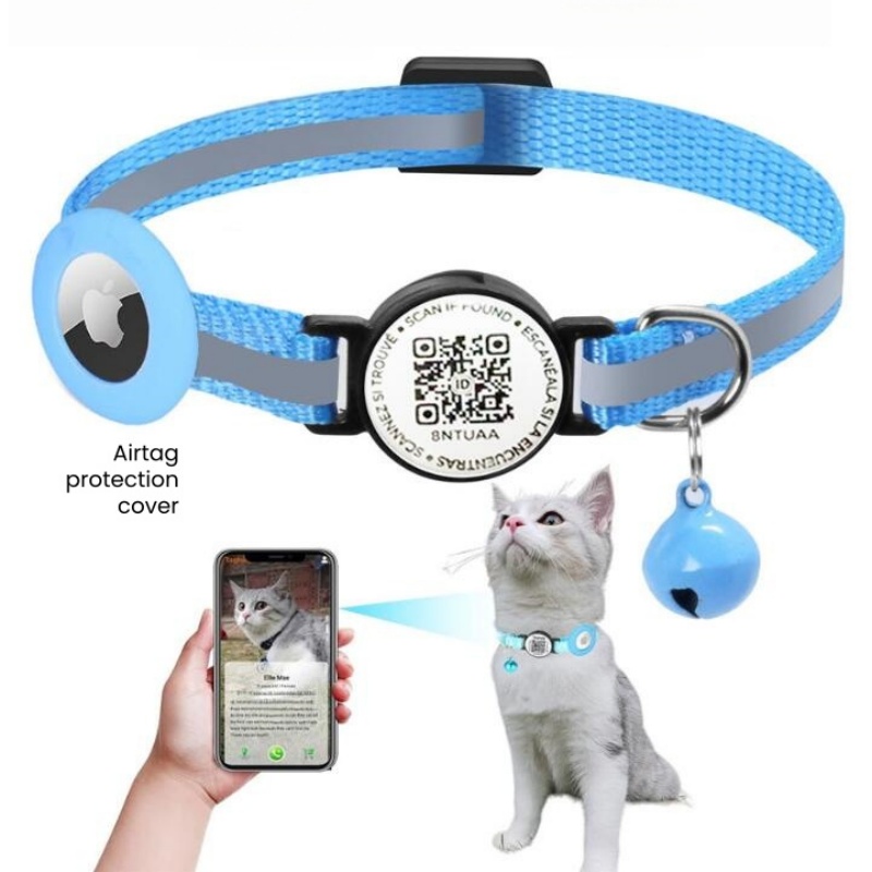 Diy Electronics Location - Coleira Anti-Perda para Gatos com ID