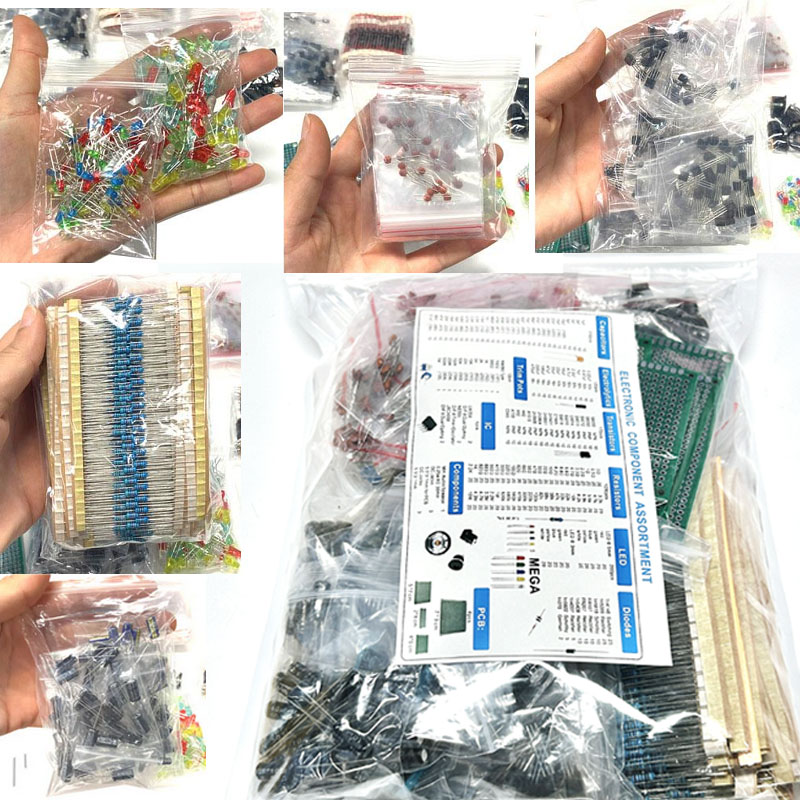Capacitor Kit Assortment - 1818 pçs diy kit de componentes