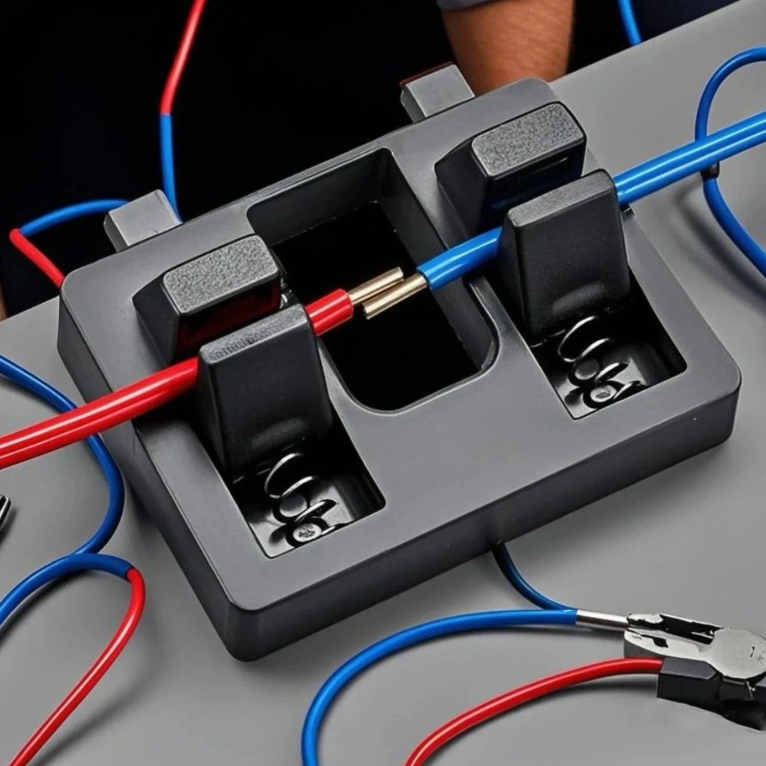 Diy Electronics Location - Posicionador de Soldagem de Fio Duplo