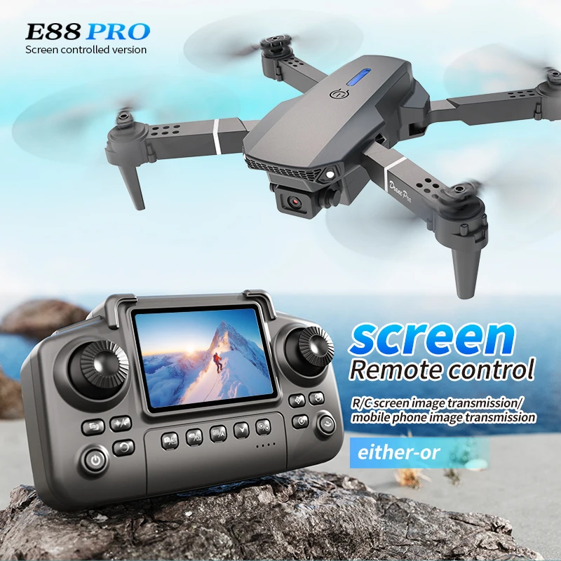 Profissional e88 pro drone com - Diy Drone Electronics avaliação e preço