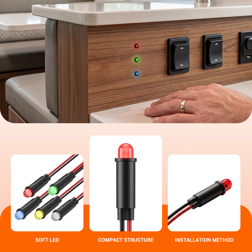 FILN 5PCS Luzes Indicadoras Ma - Diy Marine Electronics avaliação e preço