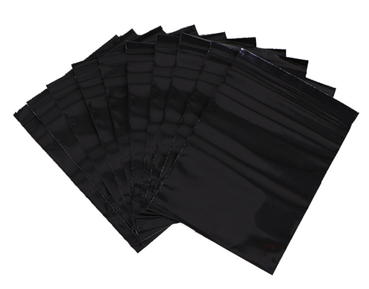 100PCS Sacos Plásticos Pretos  - Diy Electronics Logo avaliação e preço