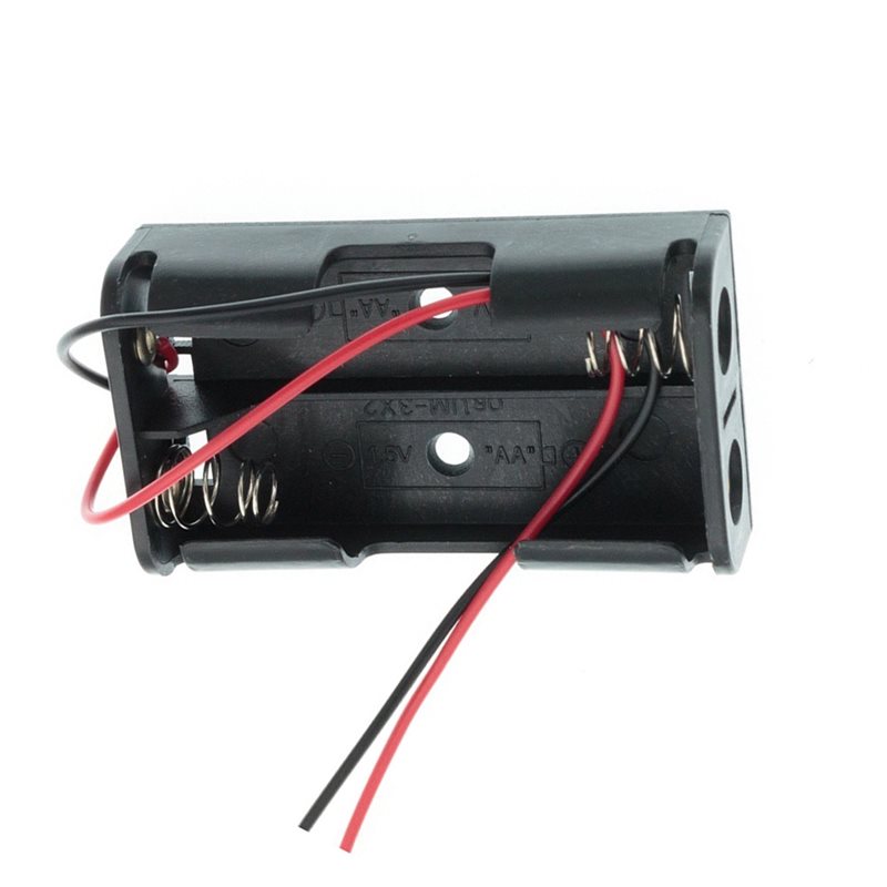 AAAEL-100Pcs Caixa para 2 Pilh - Diy Electronics Holder avaliação e preço