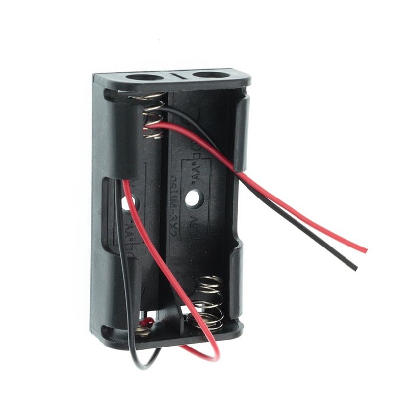 AAAEL-100Pcs Caixa para 2 Pilh - Diy Electronics Holder avaliação e preço