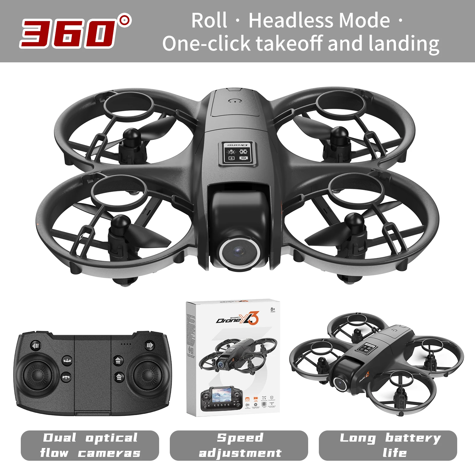 Novo Drone RC YL3 8K 1080P com - Diy Drone Electronics avaliação e preço