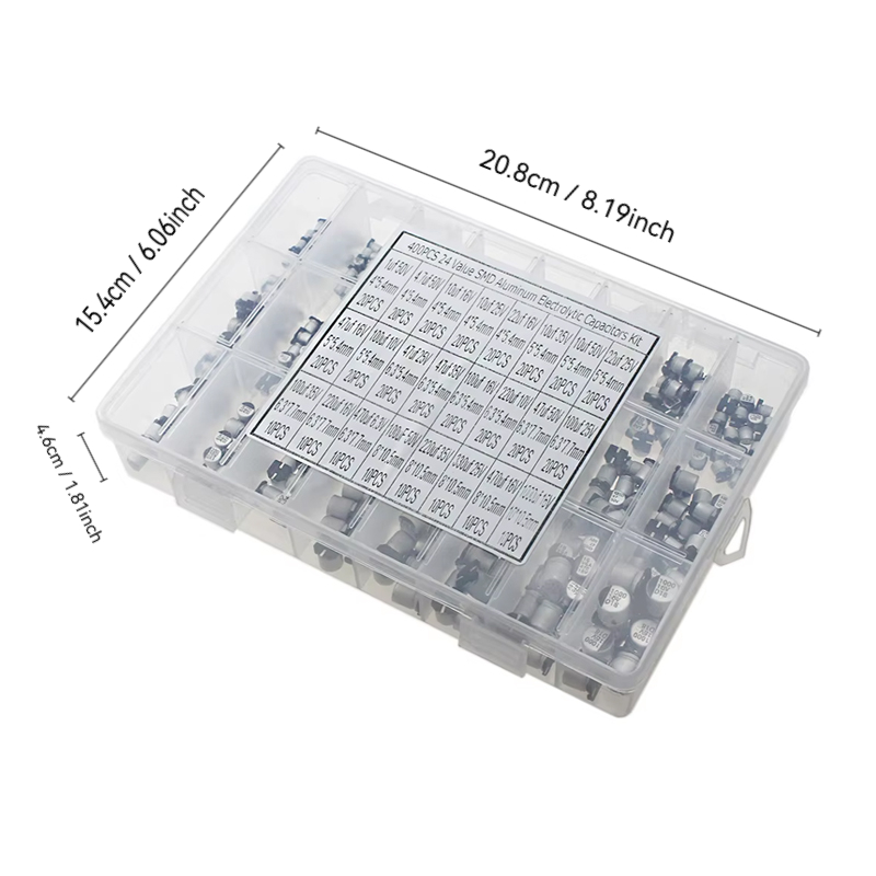 Kit de Capacitores Eletrolític - Capacitor Kit Assortment avaliação e preço