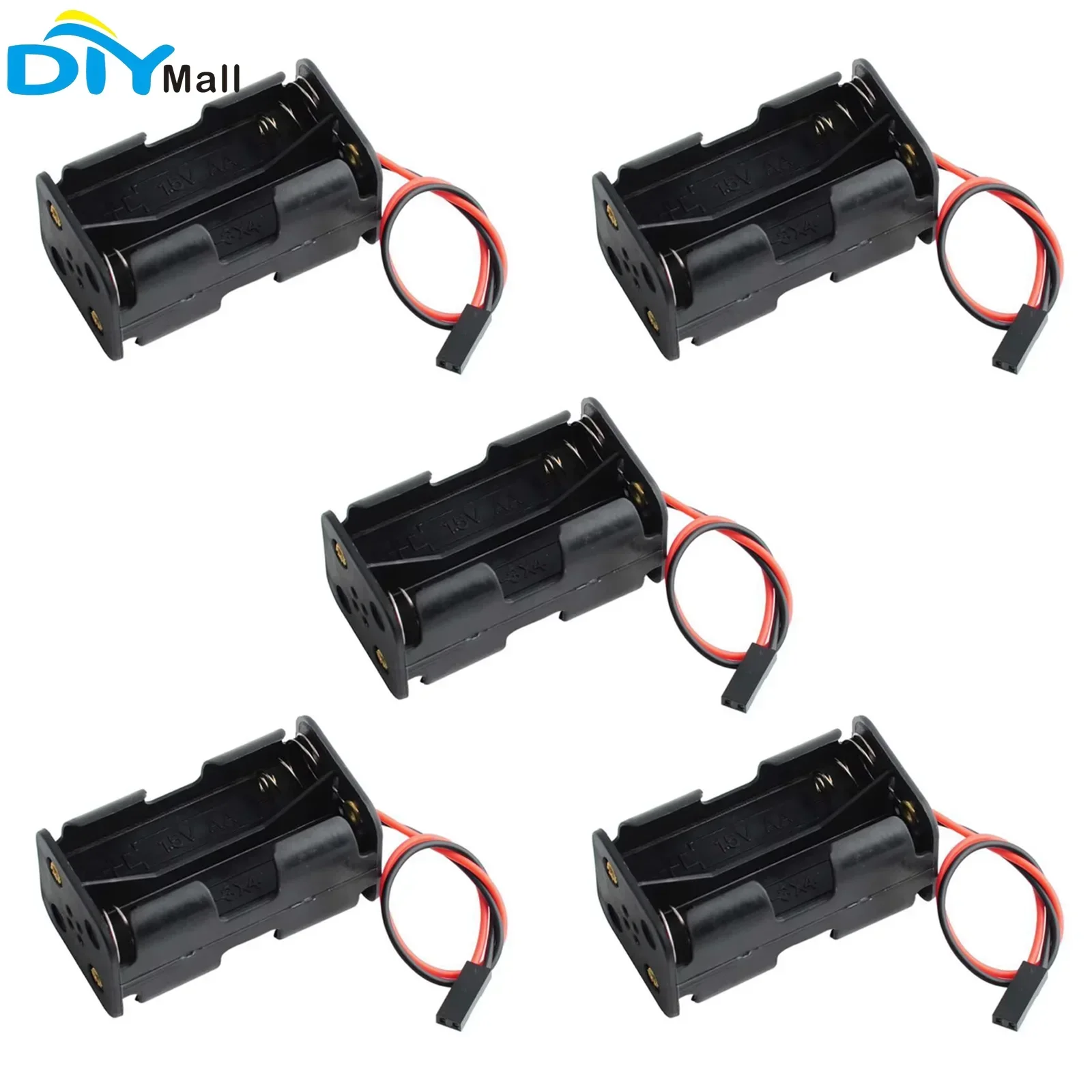 Suporte para 5 Pilhas AA com C - Diy Electronics Holder avaliação e preço