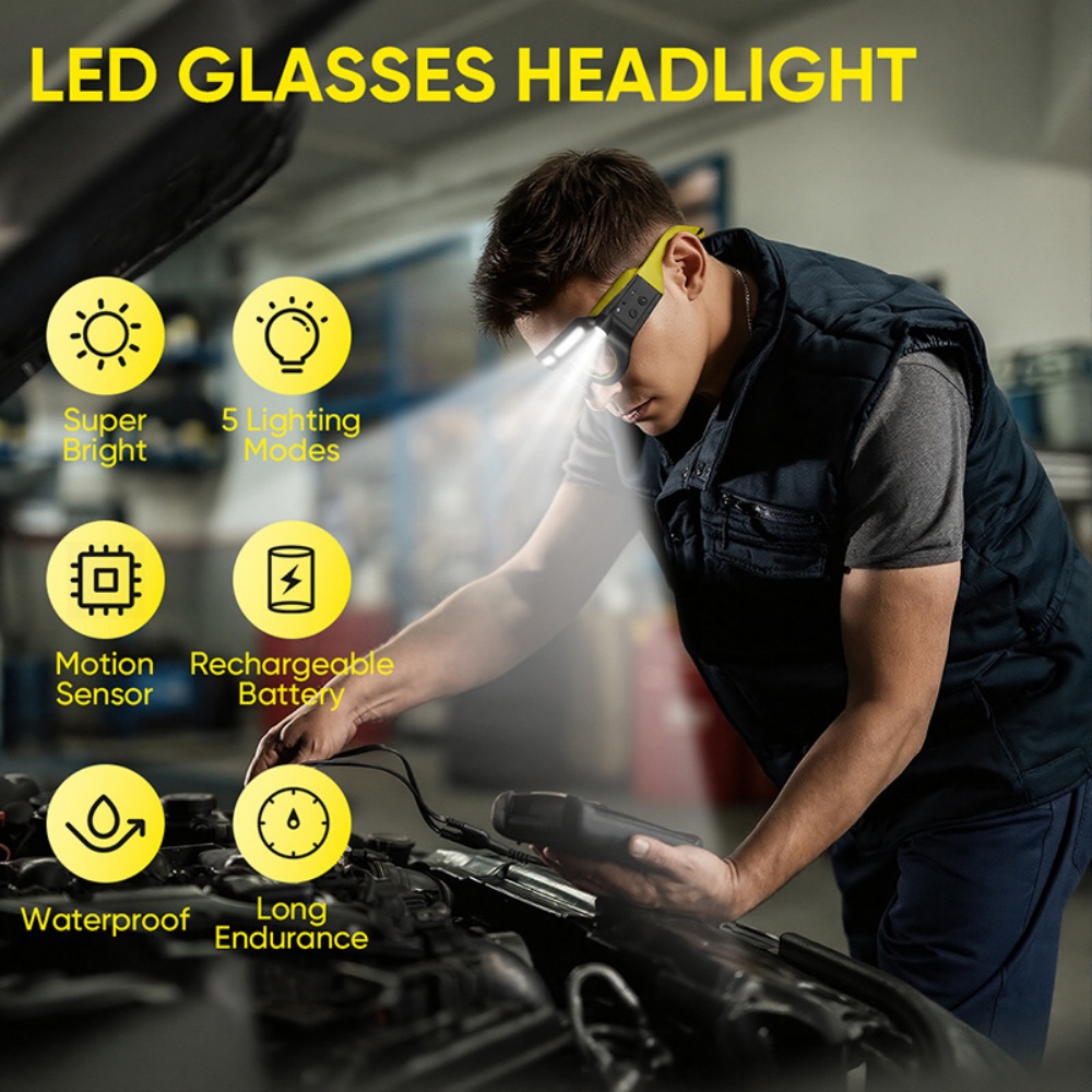 Óculos de Segurança com Lanter - Ldr Light Sensor avaliação e preço